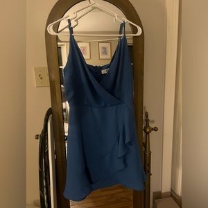 Cute blue mini dress!!